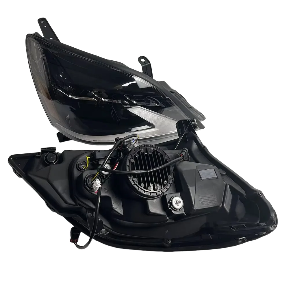 

Suitable for Lexus GX470 2002-2009 LED modified front headlights in black.