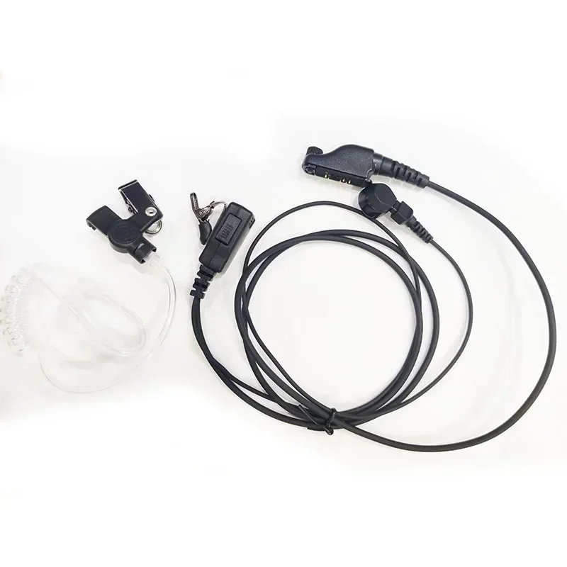 Neue verdeckte akustische luft rohr headset ptt mikrofon ohrhörer für icom IC-F51 IC-F40GS f30gs IC-F60 f80 IC-F3060 IC-M88 radio