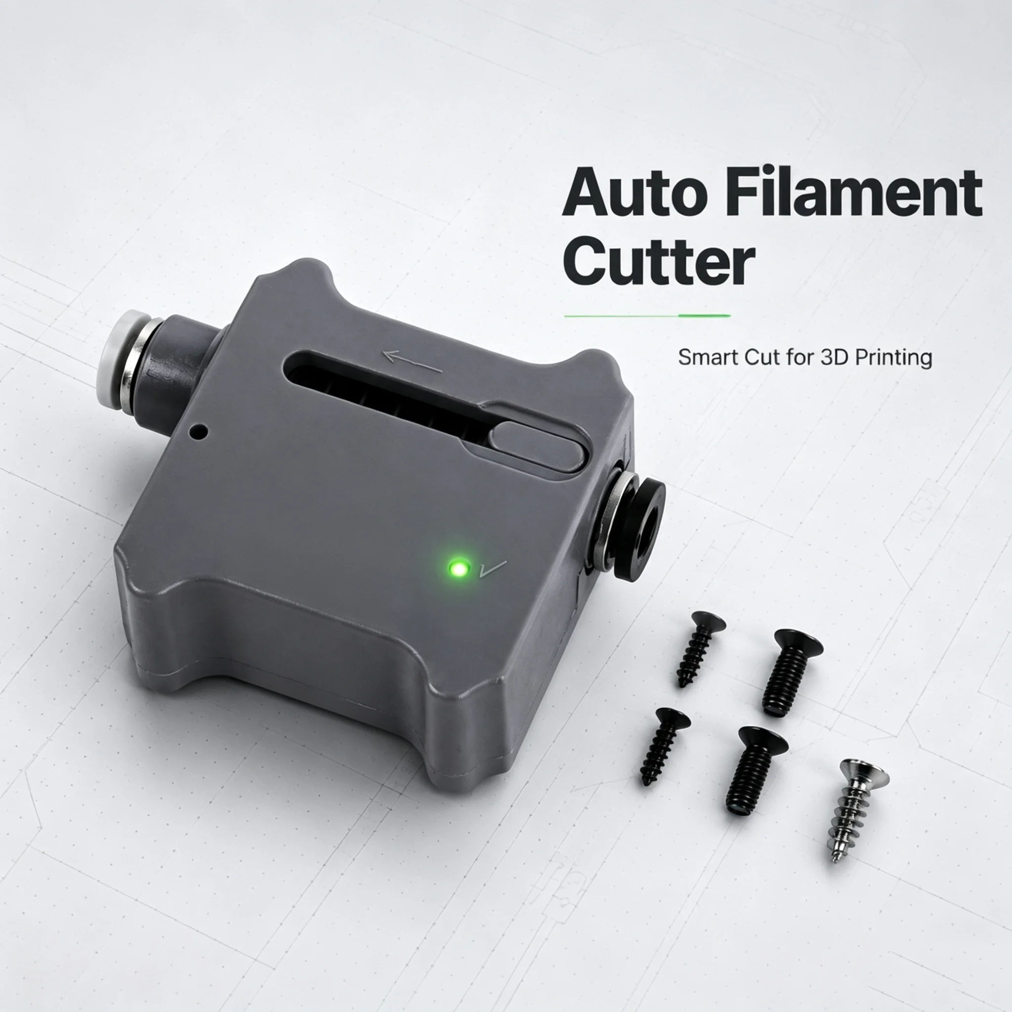 Upgraded Filament Cutter Automatic High Quality Anti Jam for Bambu Lab X2D P1S P2S P1P X1 X1C H2D H2S H2D 3d Printer Accessories
