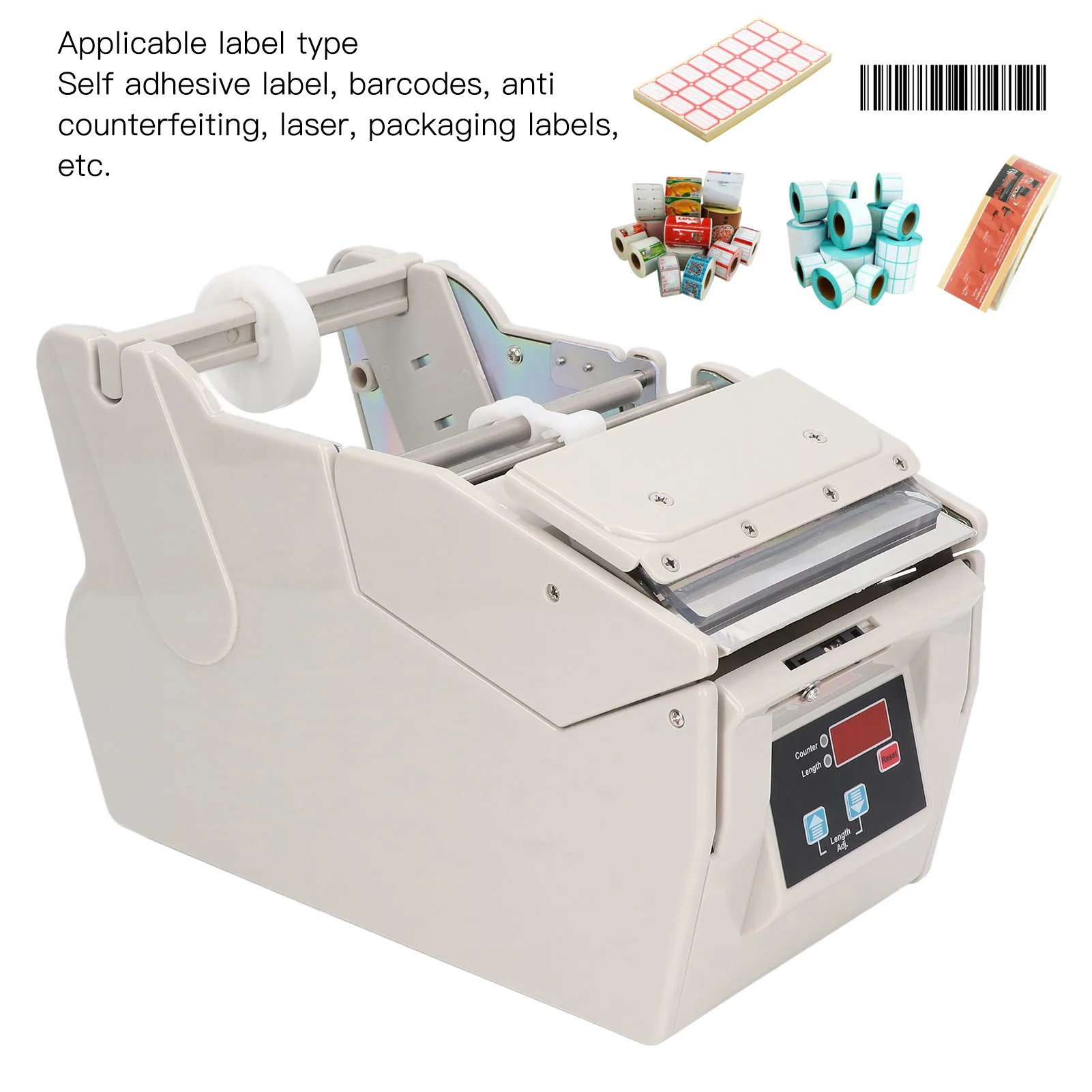 Funzione di conteggio dell'erogatore automatico di etichette Separatore automatico delle etichette Bassa velocità di guasto per l'industria logistica e distribuzione