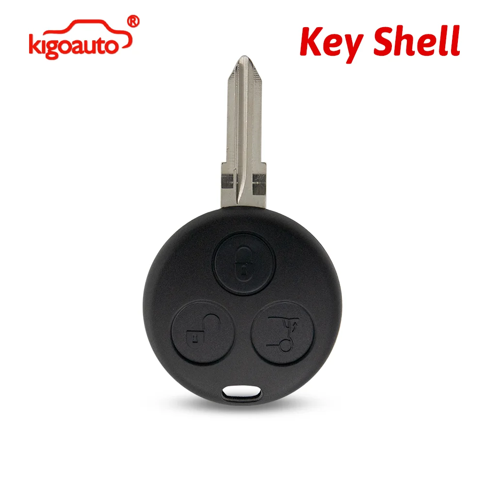 kigoauto for Mercedes Smart Fortwo Smart ROADSTER 2001 2002 2003 2004 2005 2006 Remote key shell 3 button