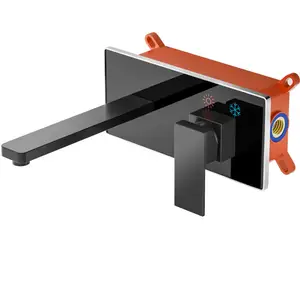 Bakala Luxury Mirror Black Black Bathroom Taps Basin Sink Fixed on the Wall Square Bronze Mixer LT-320BR 10 Main Sales Luxury Bathroom Tap - №6