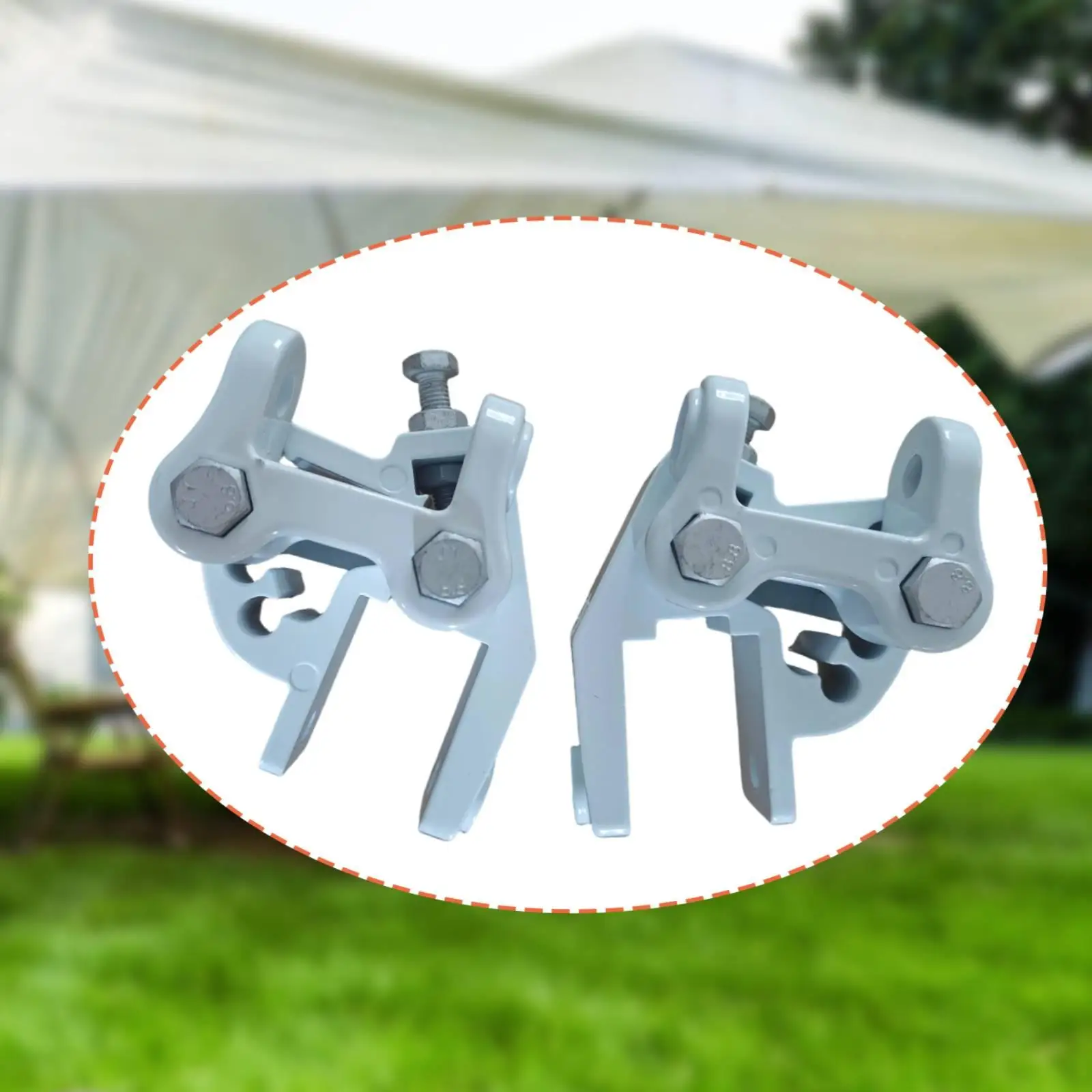 2Pcs Awning Canopy Brackets,Adjustable Fittings Replacement Shade Support Brackets for Shade Camping Rain Cover Porch Travel
