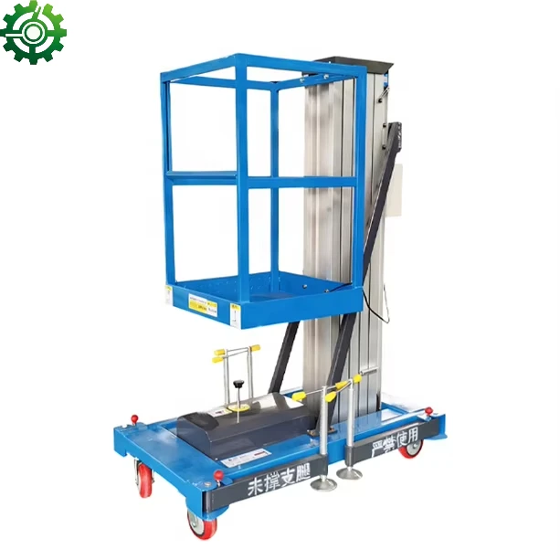 

Lightweight Aluminum Alloy Lifting Platform with Hydraulic Drive and 117kg Rated Load for Industrial Construction Applications