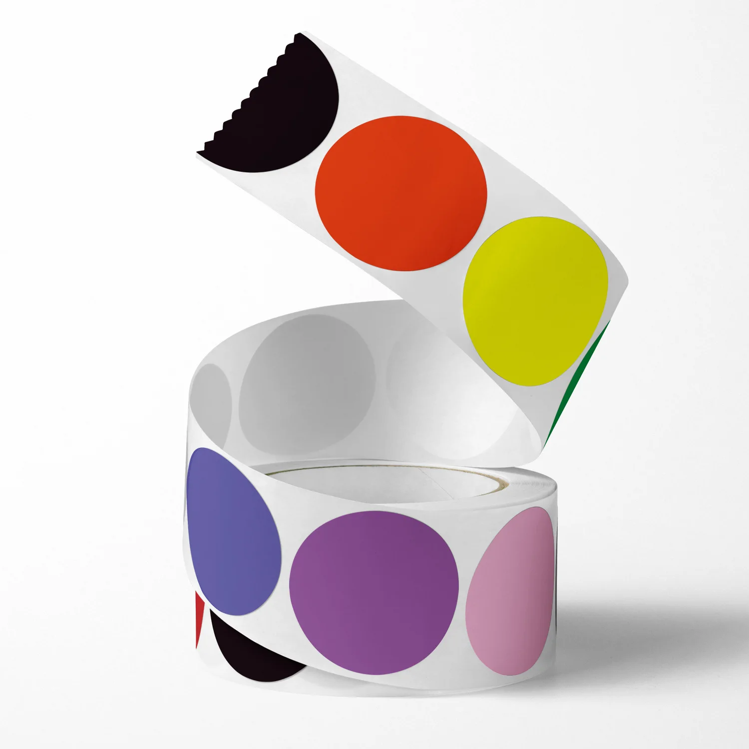 500Pcs colour Round Stickers Thank You Business Stickers Adhesive Labels Gift Sticker for Homemade Packaging Decoration Label