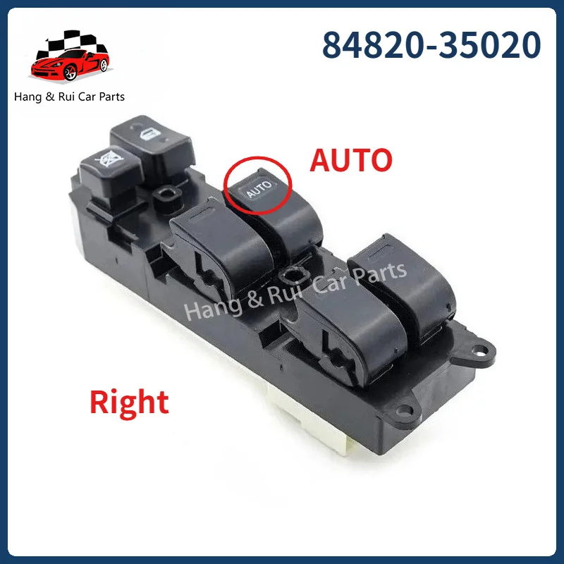 84820-35020 Правый главный переключатель стеклоподъемника для Toyota Land Cruiser 80 Series 1990-1998 84820-35020