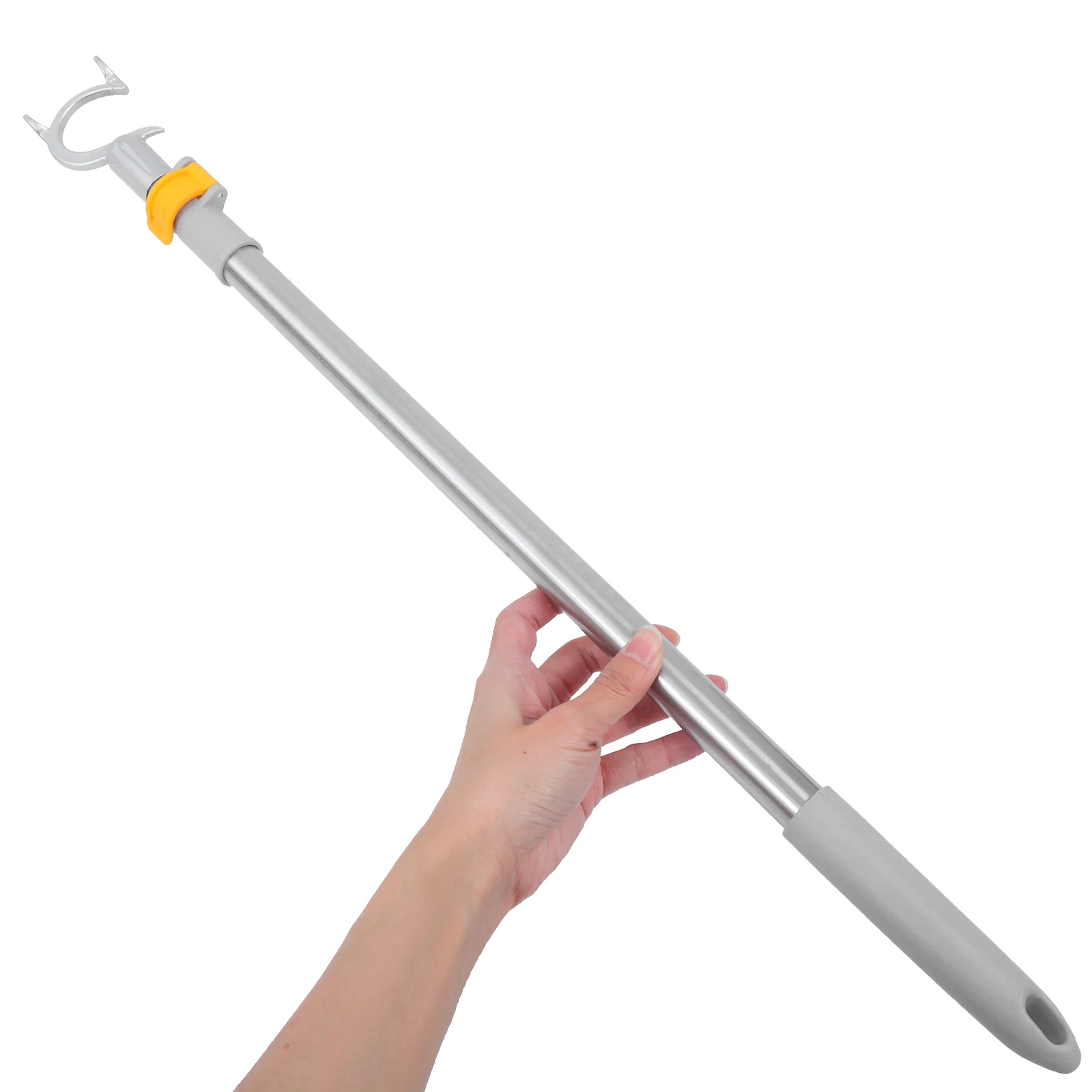 

Retractable Clothes Rack Adjustable Clothesline Pole Stainless Steel Telescopic Design Lightweight Portable Balcony