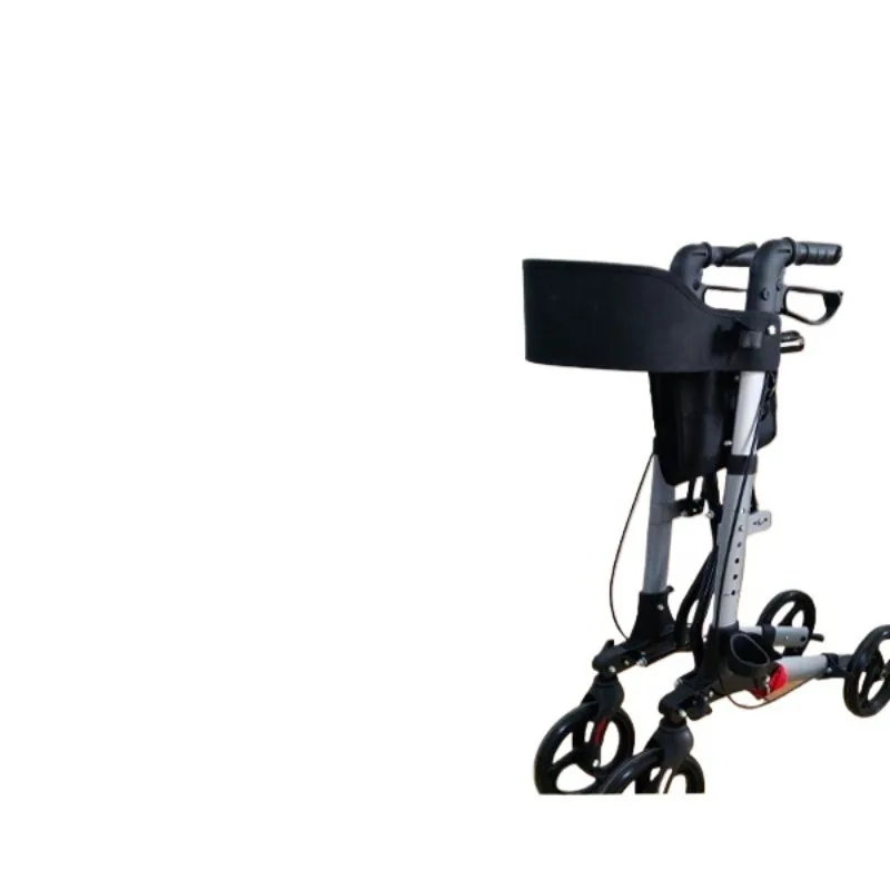 Stable, easy to fold, adjust height, assist in walking shopping cart