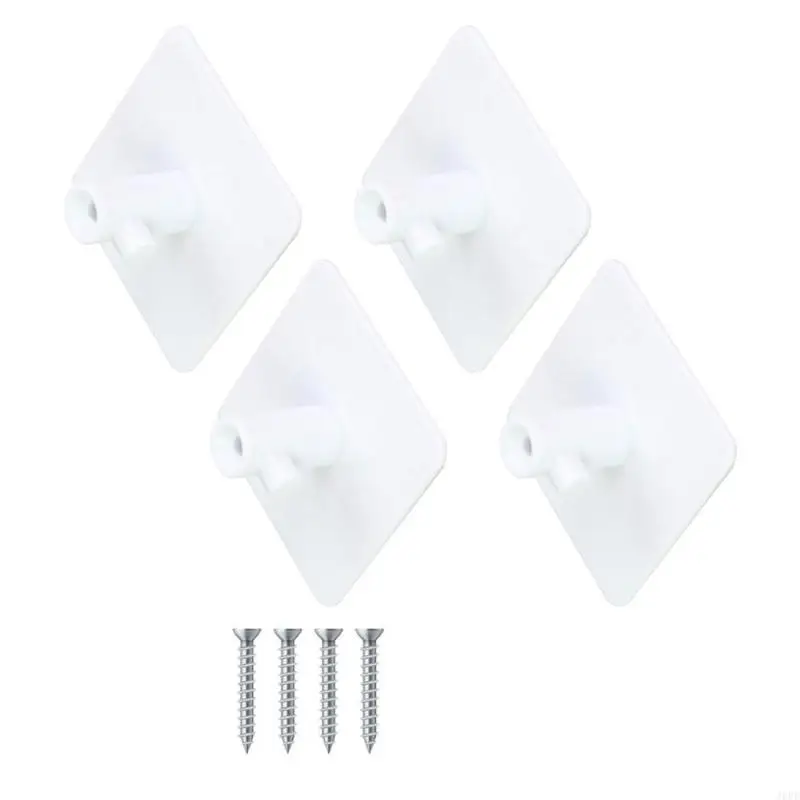 J6PE 4 Teile Effiziente Befestigungshaken Set Mixer Accessoires Hooks Stand Mixer Anhang Aufbewahrungshalter Abs Textur