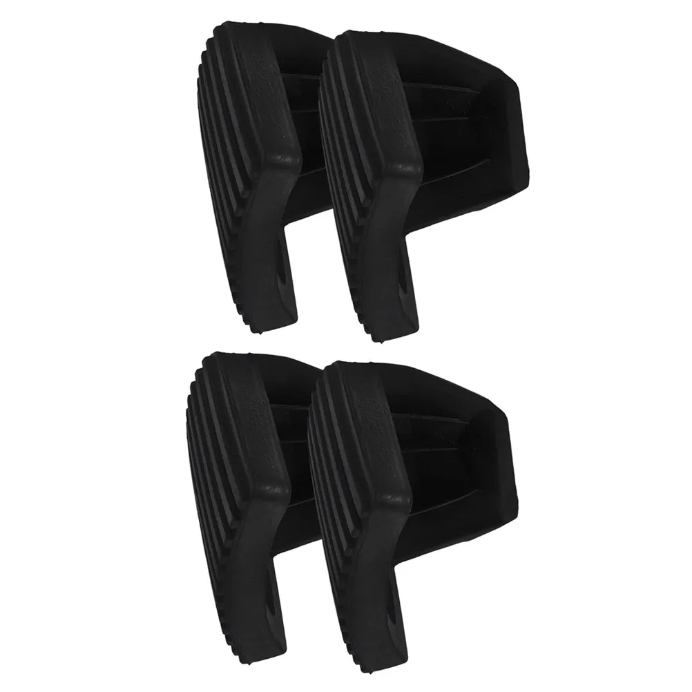 2Pairs Brake Clutch Pedal Cover Rubber Pads Replacement Fit Universal Car Models Easy Install Improve Pedal Feel