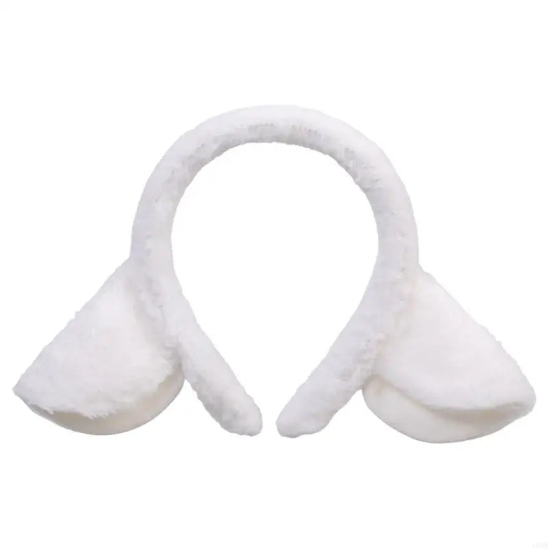 Cartoon Animal Headbands Furry Girl Lamb Hair Hoop Plush Anti-slip Hairband for Washing Face Makeup Hair Accessories 