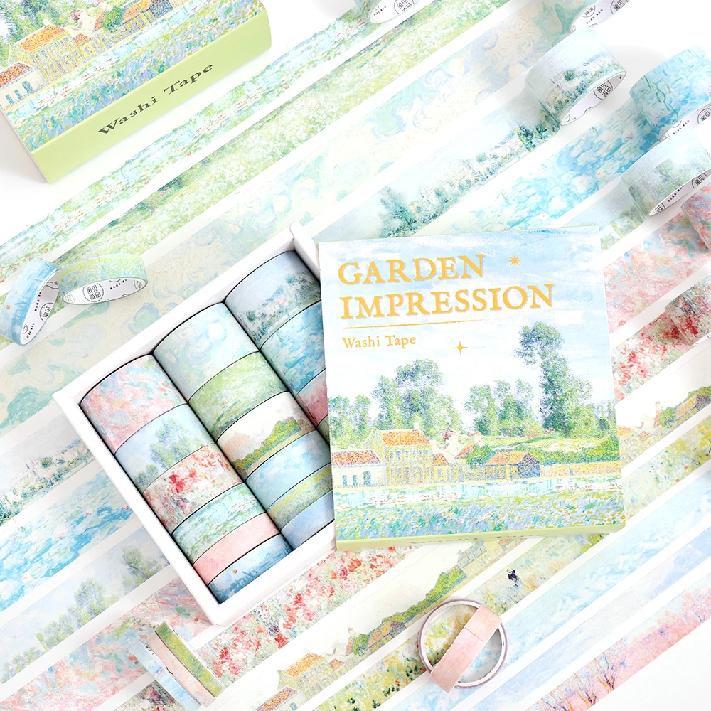 20 لفات خمر حديقة اشي الشريط مجموعة 5 عرض 2 متر طويلة اللوحة اخفاء أشرطة للمجلات المخططين لوازم مكتبية #4