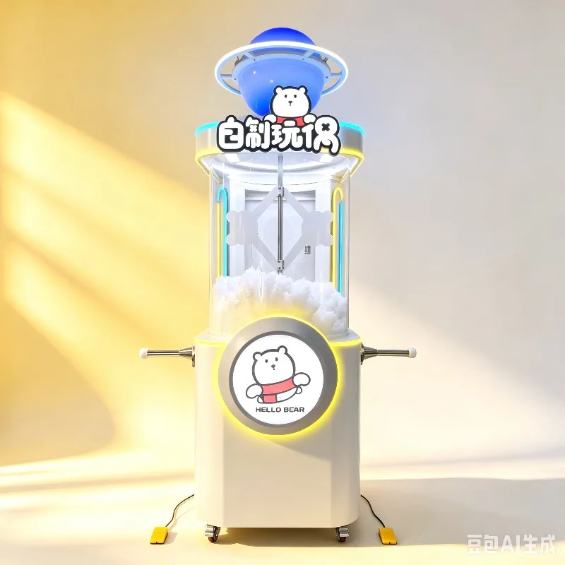 2026 New FL wholesale Industrial Soft Toy Stuffer for Teddy Bear 2 Nozzles Stuffing Machine Party Rental High Customized