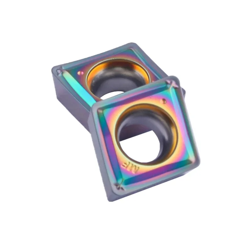 Imagem -03 - Placas de Torneamento de Metal Duro para Torno Inserção do Carboneto Ccmt 060204 Ccmt09t304 Vp15tf Ccmt09t308 09t308