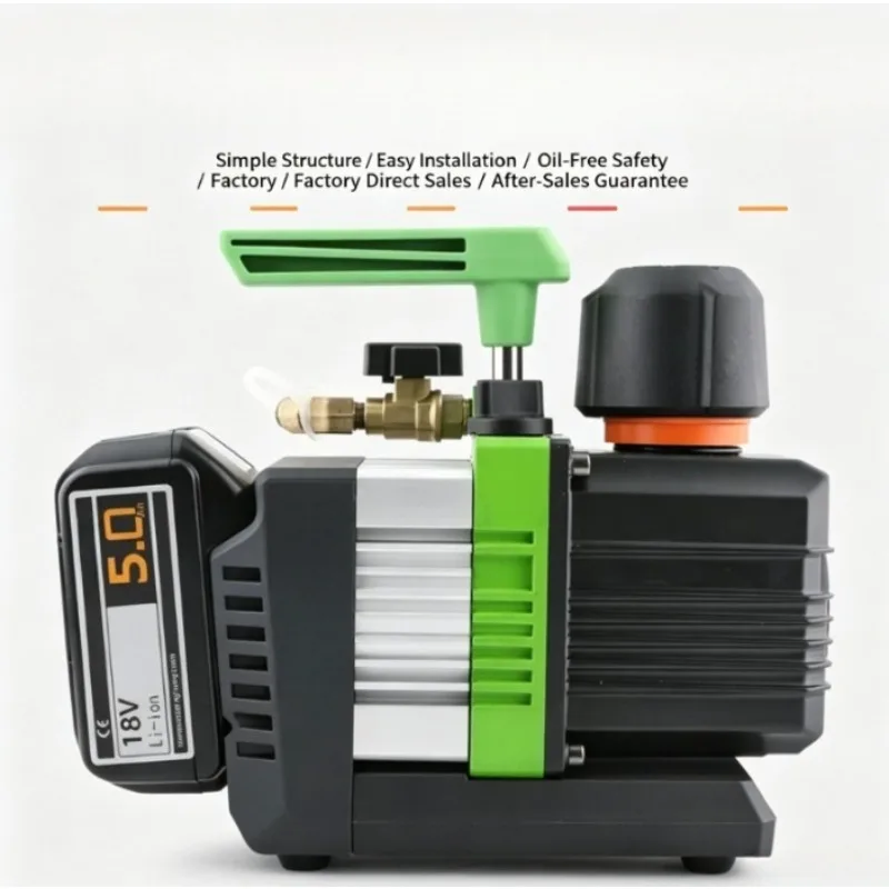 18V 1.5L Bipolar R32 Lithium Vacuum Pump Portable Charging Mini Tool For Air Conditioner Refrigeration Maintenance