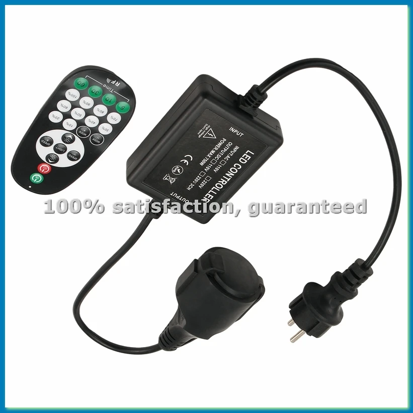 750W LED Dimmable Controller AC 220V Dimming 23Keys Remote Kit for LED Strip Bulbs String Christmas Party EU PLUG-A69M