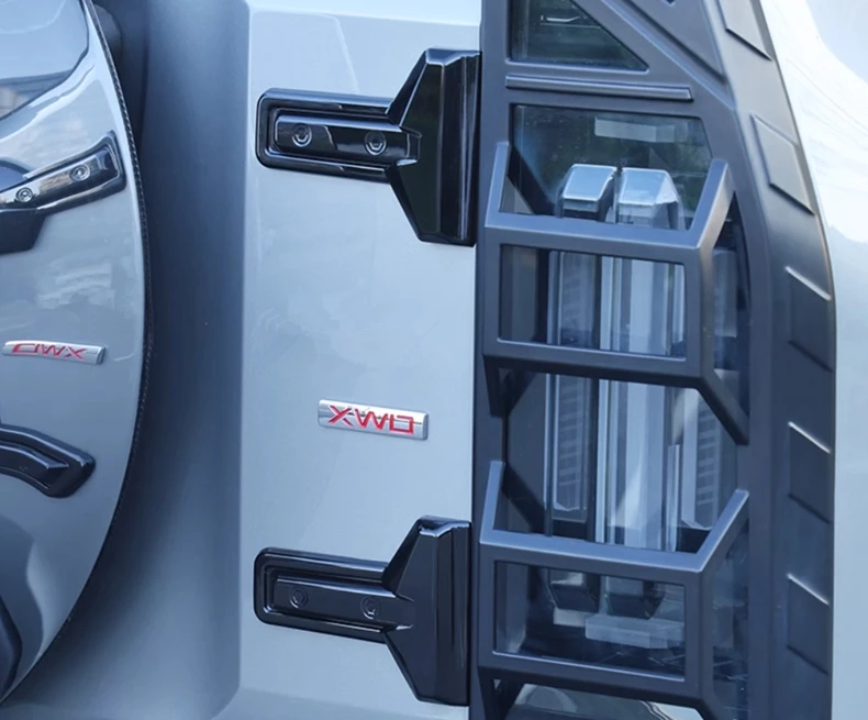 

Car Tailgate Hinge Cover For Chery Jetour Traveler T2 2023 2024 ABS Black Tailgate Hinge Cover Modification Styling Accessories