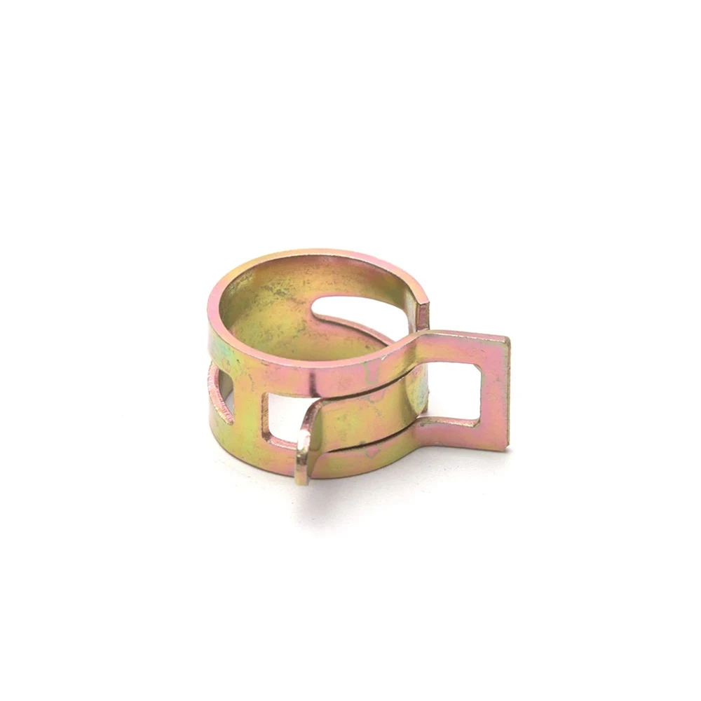 Car Accessories Reusable Metal Fastener 6-15mm Fuel Line Hose Water Pipe Spring Band Hose Clips Silicone Pipe Clamp