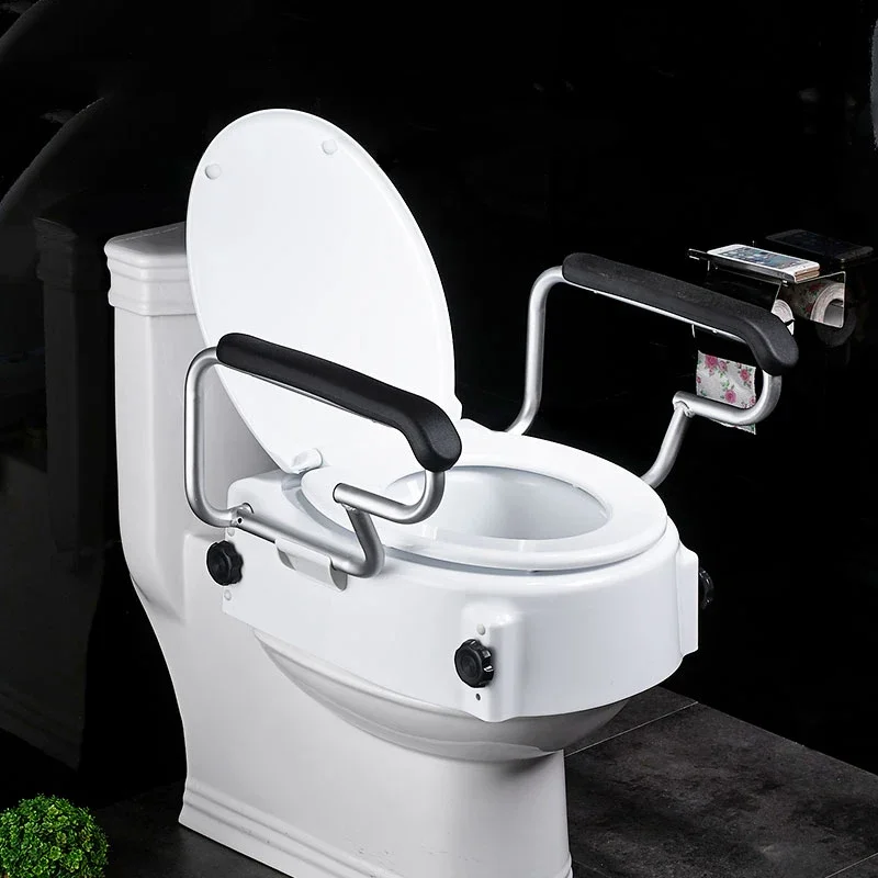 Increase Bathroom Toilet Seat Elderly Design Portable Anti-slip And Anti-fall Design Suporte Para Bathroom Armrest Handle