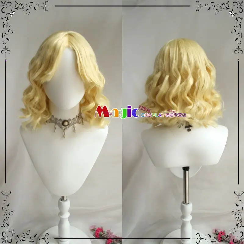 

New Francois Cosplay Wig Heat Resistant Synthetic Hair Halloween Party