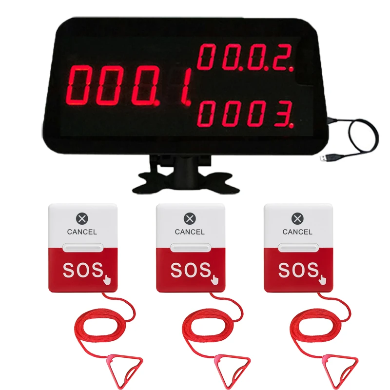 433.92mhz Hospital Nursing System Medical Patient Emergency Call Button Nurse Call System Software Screen and Toilet Bell