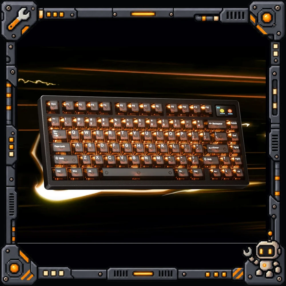 PMO Shenfa 75 Aluminum Magnetic Switch Gaming Keyboard 75% Wired Rapid Trigger Hall Effect Keyboard for FPS Games PC