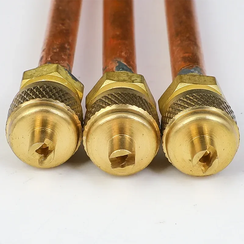 5 قطعة ملحقات تبريد تكييف الهواء صمام شحن مبرد من نوع اللحام صمام تعبئة المبردات في اتجاه واحد #4