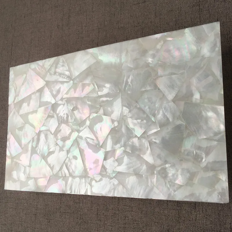 240mm*140mm White Natural Mother of Pearl Shell Sheet For Musical Instruments And Wood Inlay Carved Decorating Materials