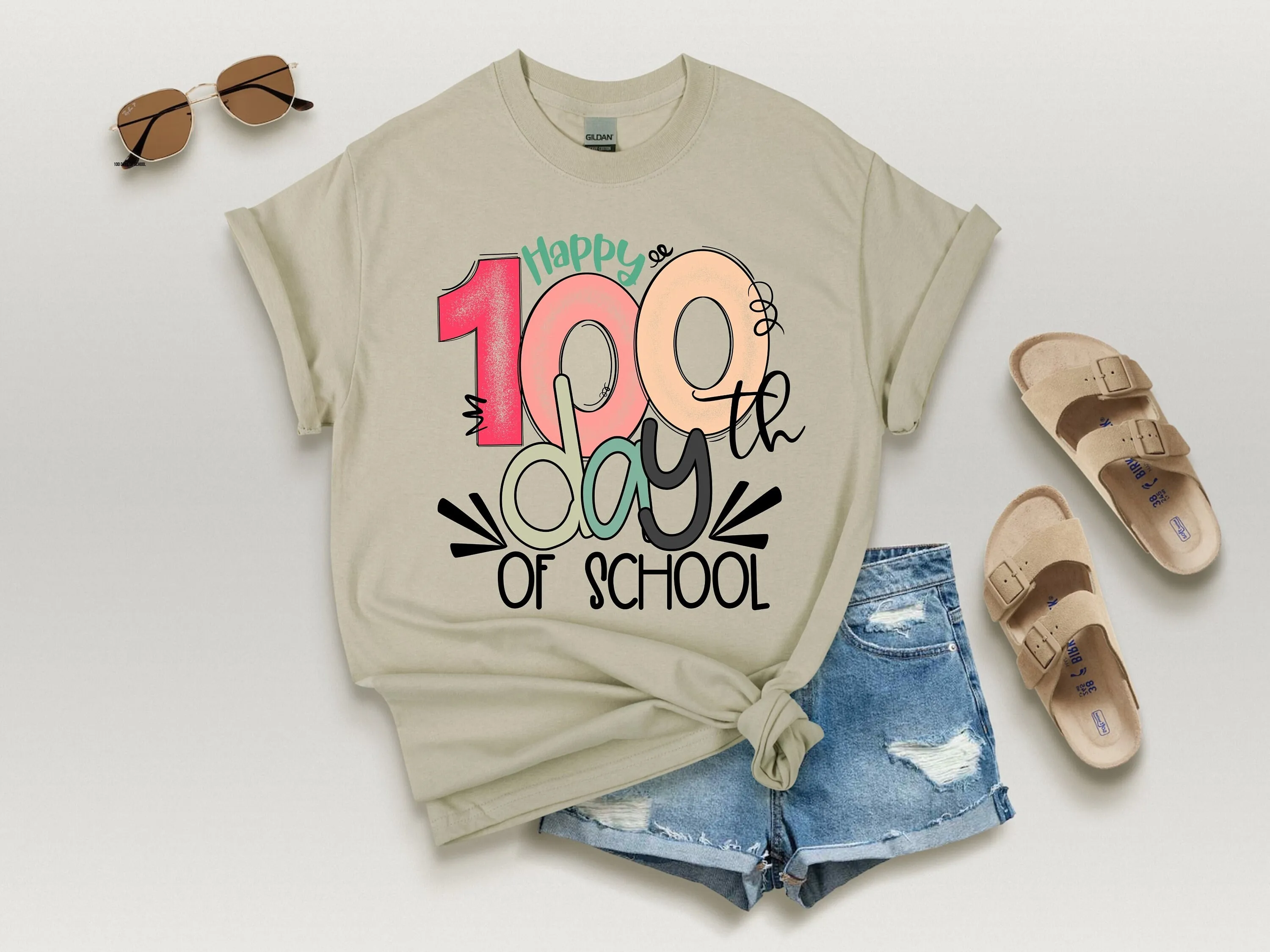 

Футболка «100 дней школы», «Святник 100 дней», «Снова в школу», «Снова в учитель»