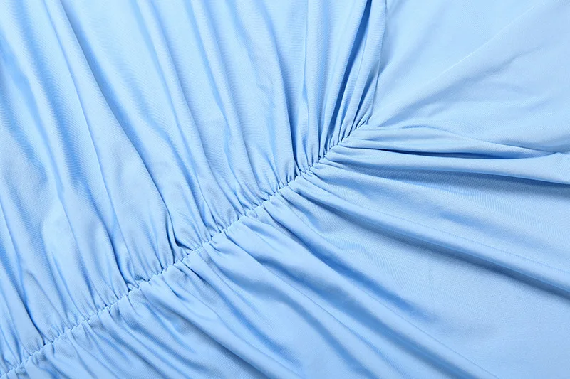 Women Solid Ruched Bodycon Maxi Dress 2025 Autumn Elegant Turtleneck Full Sleeve Slim Casual Streetwear Outfits Party Long Robe