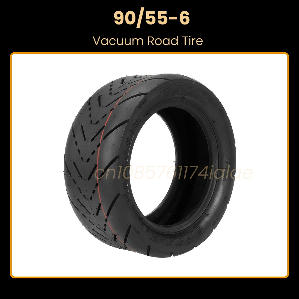 

90/55-6 Vacuum Road Tire Fat E-Scooter Wheel Tubeless Tyre Flat Rubber Tire Electric Scooter Replacement Parts