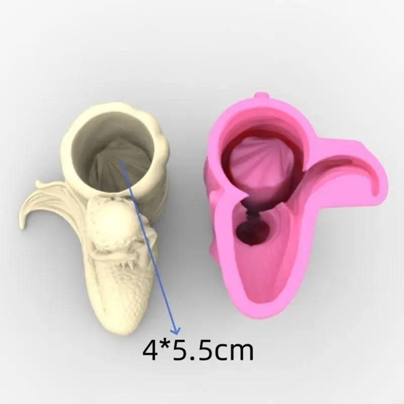   Multipurpose Merman Vase Silicone Mold Versatile Resin Cast Set for Home and Office Decoration and Jewelry Storage
