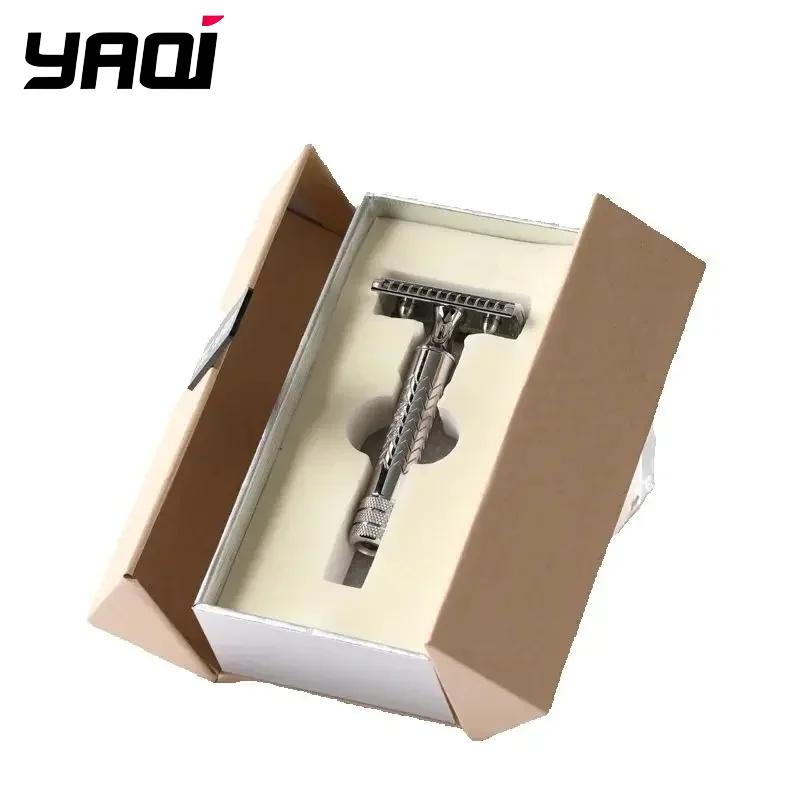 2026 Yaqi CASTOR Stainless Steel Safety Razor 0.45mm Blade Gap 79MM Length And 13MM Dameter Handle For The Ideal Choice Shaving