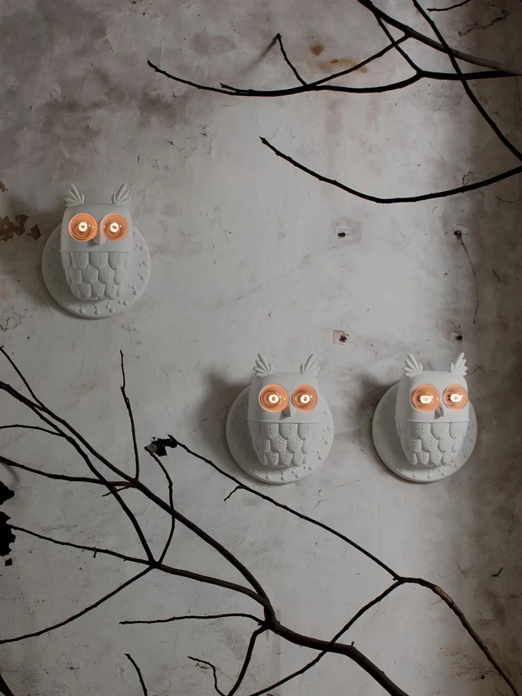 Nordic Personalized Creative Night Cat Cartoon Animal Lighting Corridor Staircase Bedroom Bedhead Wall Light