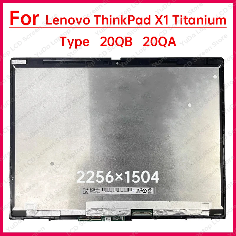 

Сенсорный ЖК-экран для ноутбука Lenovo ThinkPad X1, 13,5 дюйма, титановый Тип 20QB 20QA, дигитайзер для замены в сборе с рамкой 2256x1504