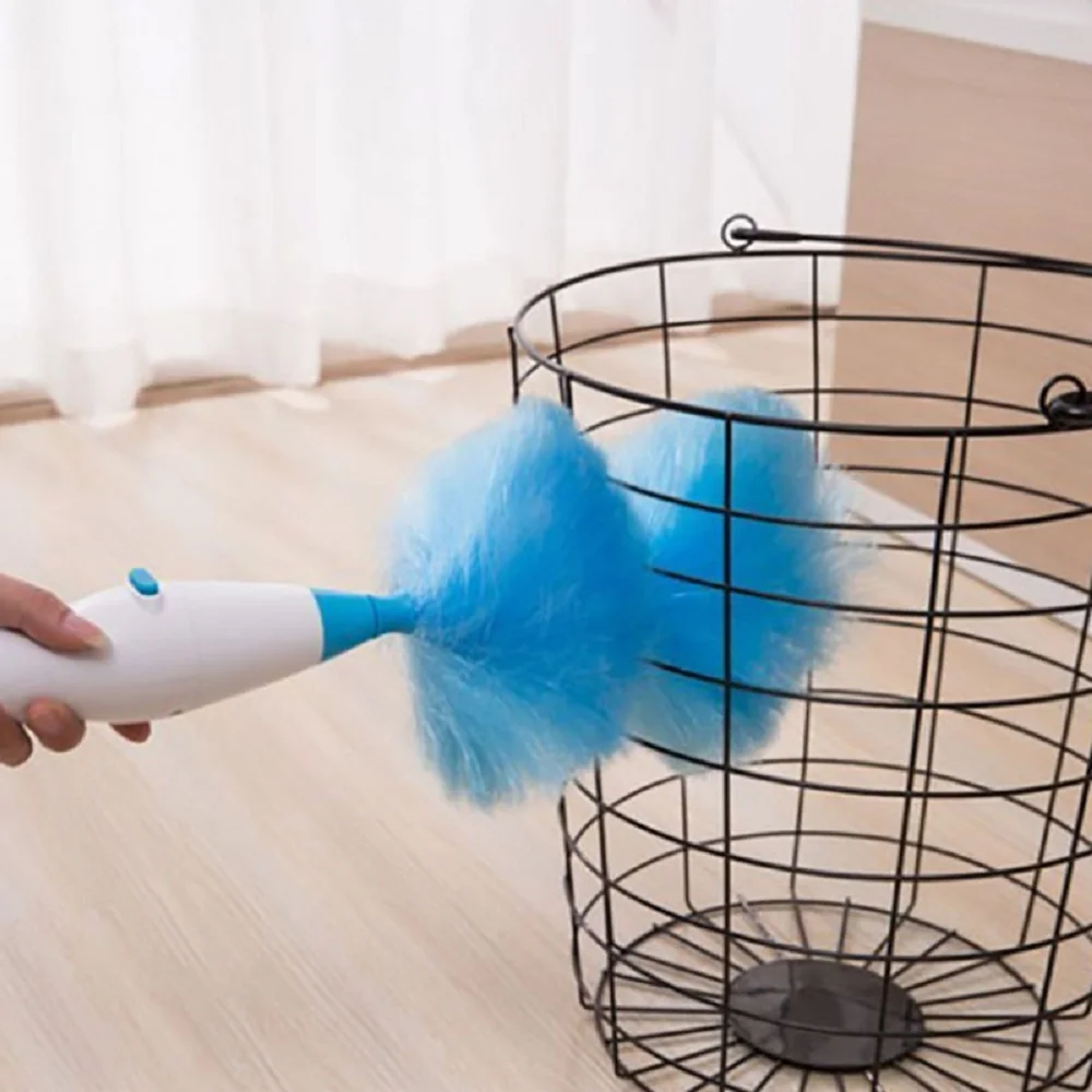 Rotated Electric Sofa Cleaning Duster, Household Brush, Dust Suction, Removable Spin Scrubber, Feather Dust Collector, Blinds