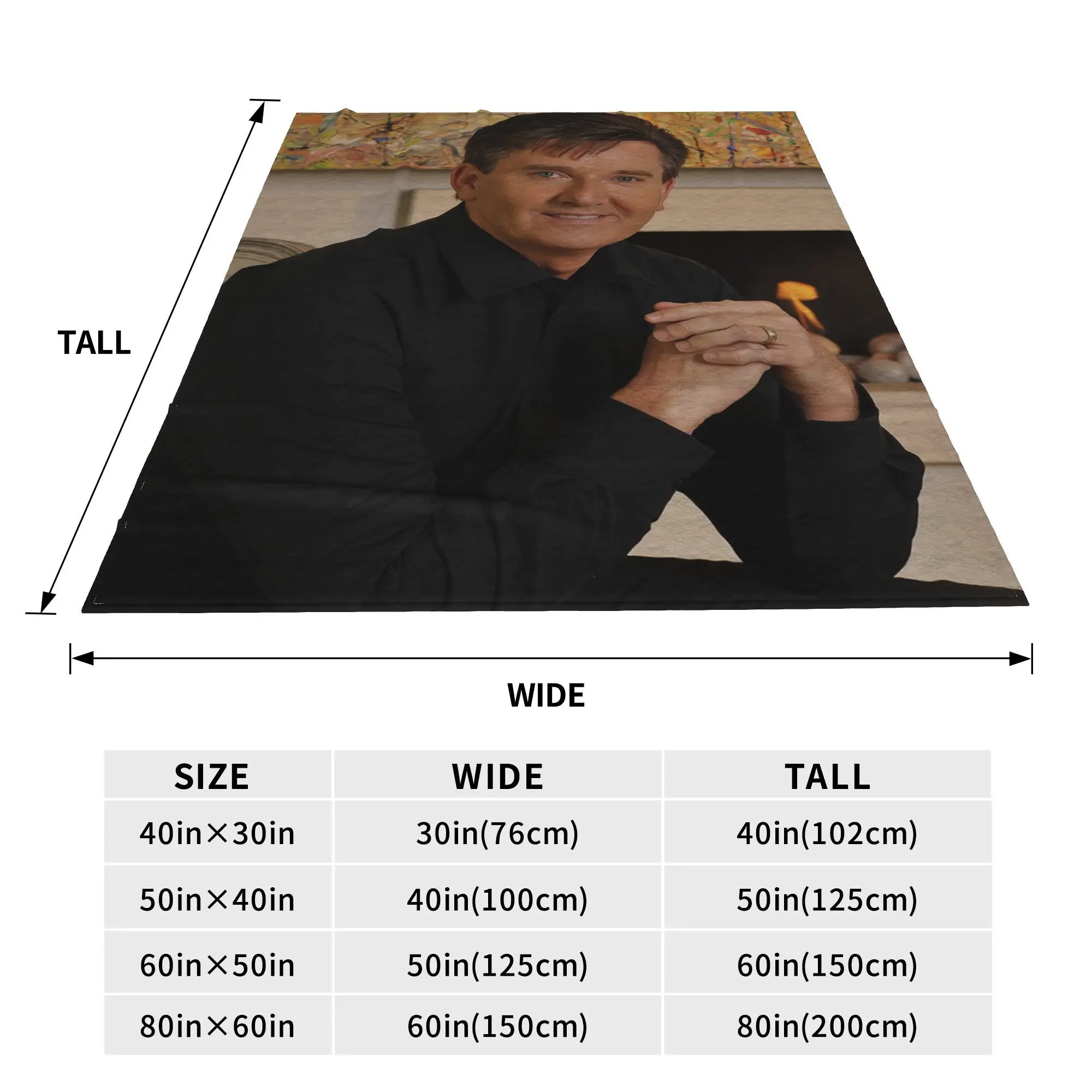 Flannel Throw Blanket Daniel O'Donnell Gold Collection Warm Plush Blankets Soft Bedspread for Bed Living room Home Picnic Couch