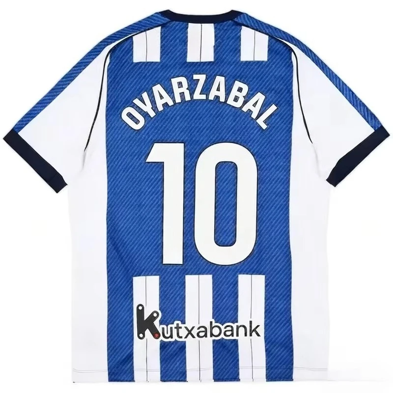 Image of 2026 Sommer Spanisches Oyarzabal Fußball-T-Shirt für Herren, Damen und Kinder, Lässiges Sport-Fußballtrikot, Atmungsaktiv, Kurzarm, Alle Größen