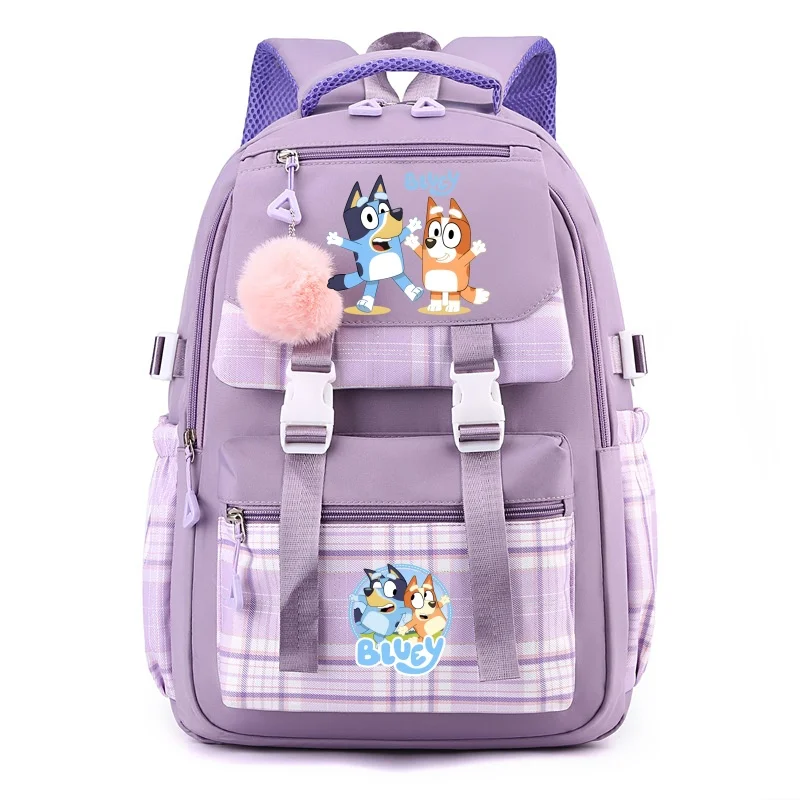 Bluey Backpack Fashion Schoolbags Bingo Teenagers Children\'s Cartoon Backpacks Large-capacity Schoolbags for Boys and Girls