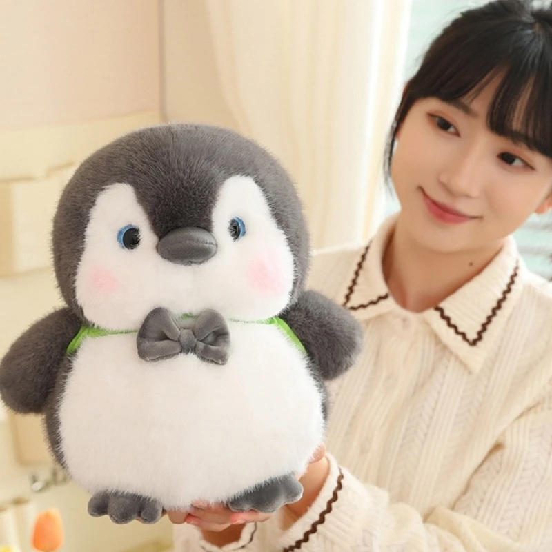 Belle peluche pingouins Animal poupée jouet apaisant câlin jeter oreiller pour chambre d'enfants décoration maison cadeau