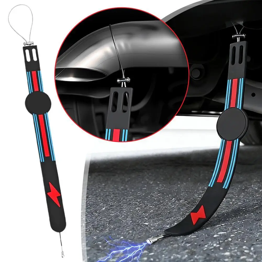 

Car Anti-Static Belt Earth Ground Wire Belt Anti-Static Flex Strip Vehicle Truck Efficient Electrostatic Strip Canceller For SUV
