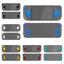 Juego completo de botones de repuesto eXtremeRate para LCD Steam Deck, controlador no incluido, serie brillante y única