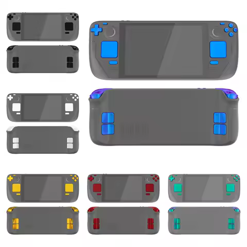 eXtremeRate Replacement Full Set Buttons for Steam Deck LCD (Controller NOT included) - Glossy &amp; Single Series