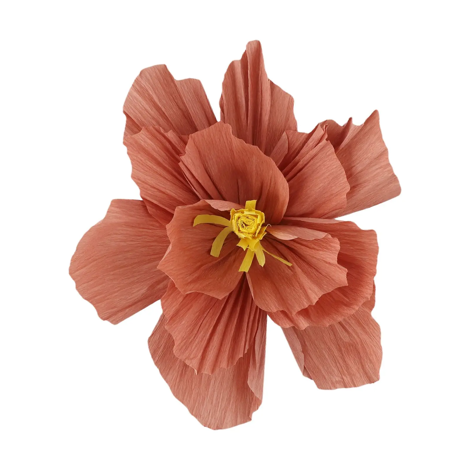 Unique Celebration Backdrop featuring Pleated Flowers Background and Beautiful Three Dimensional Paper Flowers