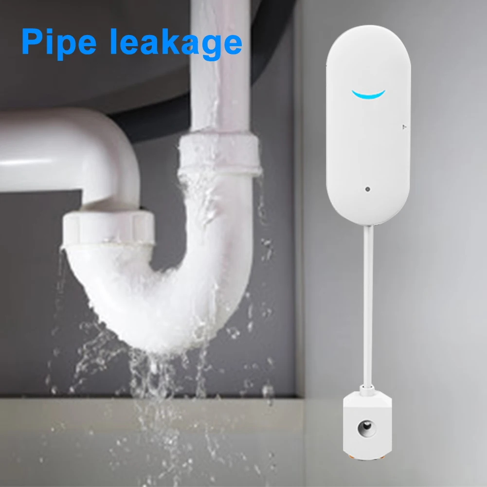 ACJ WiFi Water Leakage Sensor Smart Home Water Leakage Detector Flood Alert Overflow Security Protection support SmartLife Tuya