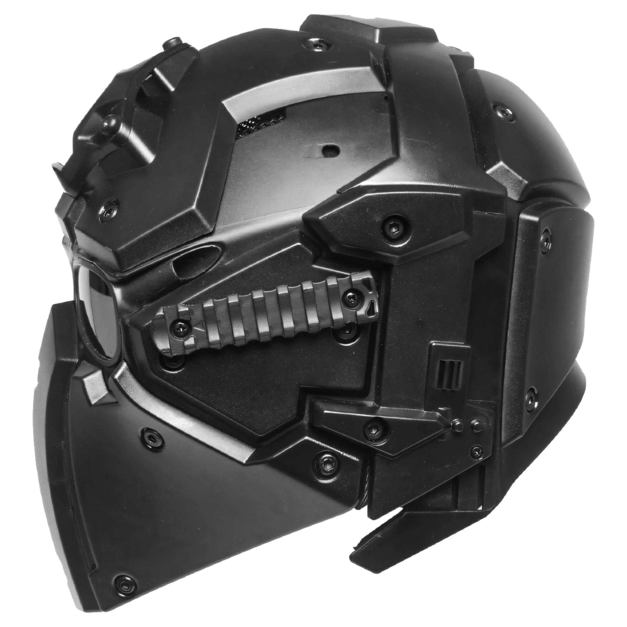 Wosport Full Face Helmet Modular Design Ventilation Adjustable Fit System Airsoft Protective Gear for Outdoor Hobby Activities