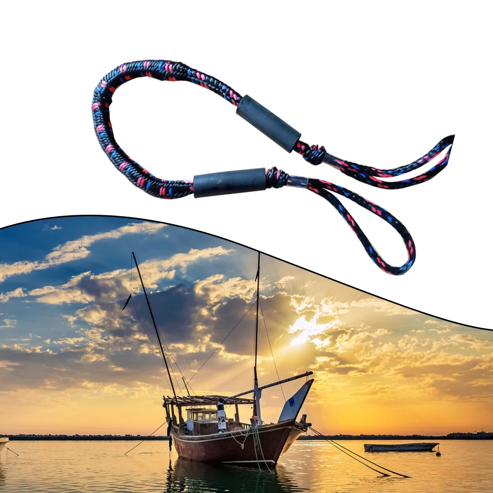 120CM Motor boat elastic rope Bungee Lines Marine Mooring Rope With Foam Float Boat Accessories dock ropes for motorboats Kayak