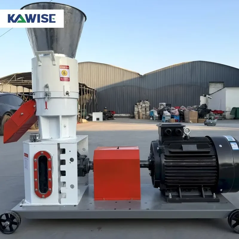 Feed Pellet Machine with Rotating Roller Flat Die for Small Farm Poultry and Livestock Feed Making Daily Use view 4
