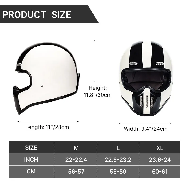 Fiberglass Racing Motorcycle Helmet Full Face Motorbike Helmet Men Women  DOT Capacete Casqueiro Casque