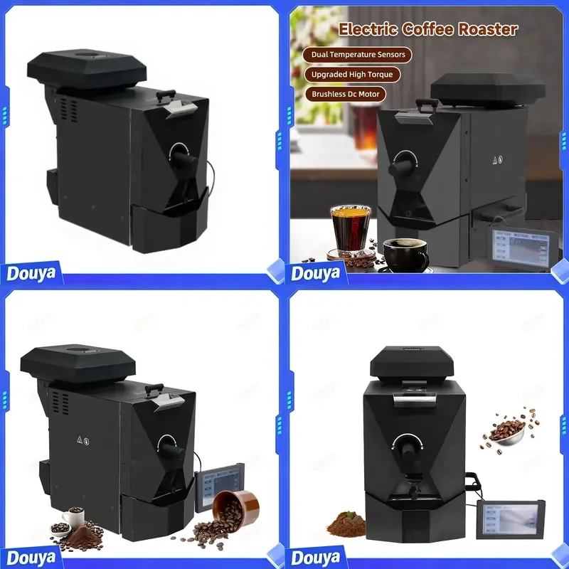 Electric Home Use Easy Operating 500g Coffee Bean Roasting Small Coffee Baking Machines Coffee Roaster With Artisan System